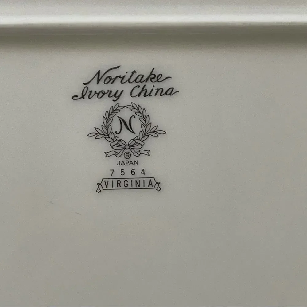 Noritake Ivory China Rare 7564 Virginia Platter